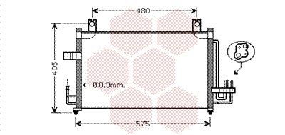 VAN WEZEL Kondensaator,kliimaseade 83005068